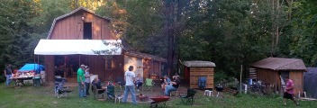 The back yard