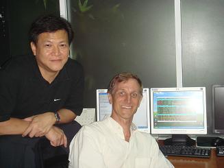 Songyos, Tom at the office