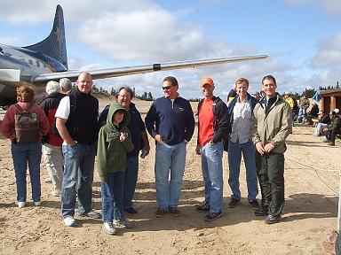 Fly home day, Paul, Eddie, Bronco, Jerry, Brad, Tom, Rob