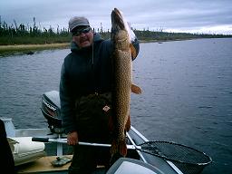 Bernard with a 37.5 inch Pike