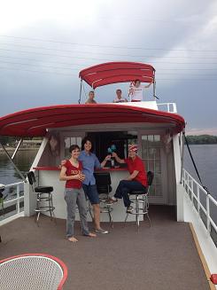 Taking friends out on the river