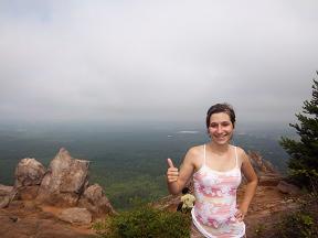 Vicki on the mountain