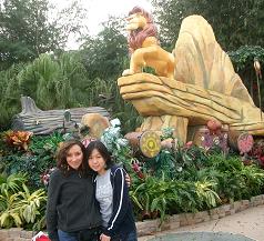 Cindy Mom and Nina at Animal Kingdom