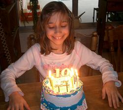 Vicky's 10th birthday