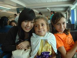 Nina, Liz and Vicky in JFK