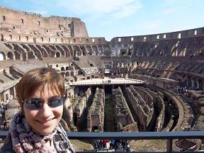 Inside the coliseum